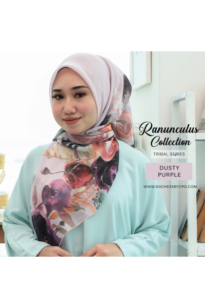RANUNCULUS COLLECTION IN TRIBAL - DUSTY PURPLE